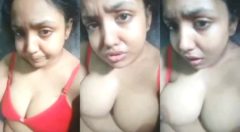 Desi Girl Leaked Nude MMS Flaunts Her Big Boobs And Hairy Pussy