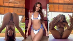 Onlyfans Model Mia Z Gets Naked During Yoga And Spreads Her Wet Pussy