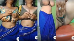 Horny bhabhi shows her love by pressing huge boobs