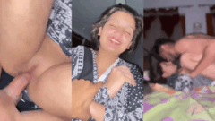 "Oh Nahi Peeche Ho Yaar Kutte" Cute Pahadi Girl Moans Then Gets Lost On His Huge Cock